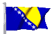 Flagge Bosnien und Herzegowinas