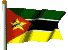 Flagge Mosambiks