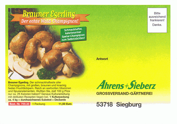 Sonderbriefumschlag