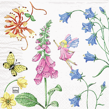 Serviette, ein Viertel