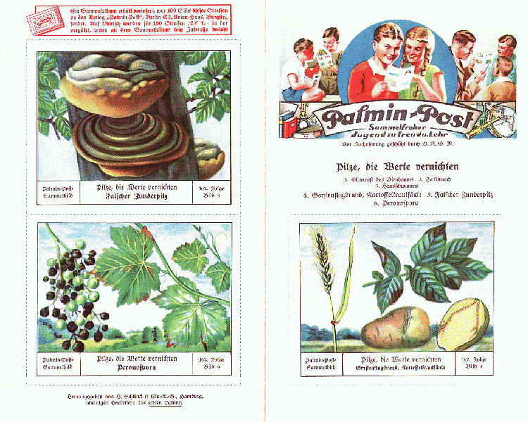 Reklamebilder, Zusammendruck